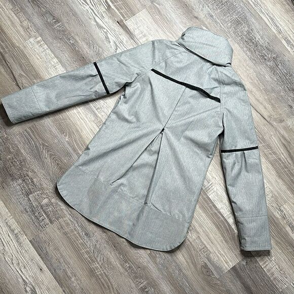 MONDETTA | 💨 windbreaker | gray & black | XS | like new, no flaws | 1596 - Picture 6 of 15